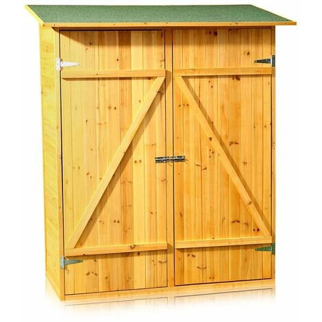 MUCOLA Gerätehaus Geräteschuppen Gartenschuppen Gartenhaus Holz Gartenschrank XXL 5 MUCOLA Gerätehaus Geräteschuppen Gartenschuppen Gartenhaus Holz Gartenschrank XXL – Bild 5