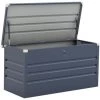 HABITAT ET JARDIN Gartentruhe Aus Metall "Store" - 480 L - 132 X 61 X 60 Cm - Grau