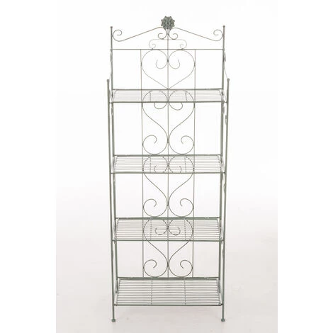 CLP Standregal Lenja Aus Eisen-antik_grün 2 CLP Standregal Lenja Aus Eisen-antik_grün – Bild 2