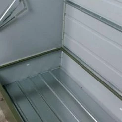 Trimetals Metall Gerätebox, Fahrradbox "Stowaway", Aufbewahrungsbox Inkl. Boden Anthrazit 136 X 87 X 112 Cm (L X B X H) -Aufbewahrung im Garten Verkäufe 2022 12569828 3