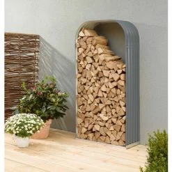 Vitavia Kaminholzregal "Ardor 401" Granit 99 X 40 X 200 Cm (hoch)