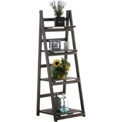 CLP Treppenregal Frederika-dunkelbraun