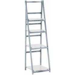 CLP Treppenregal Lillian-weiß/grau