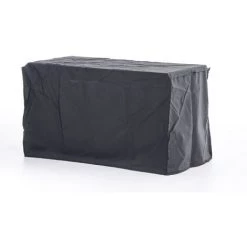 CLP Abdeckhaube 119x69x62 Cm Luxus Auflagenbox L-schwarz