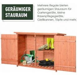 Outsunny® Gartenhaus Mit Fachböden Geräteschuppen Gerätehaus Asphaltdach Massivholz 8 Outsunny® Gartenhaus Mit Fachböden Geräteschuppen Gerätehaus Asphaltdach Massivholz -Aufbewahrung im Garten Verkäufe 2022 17396749 4