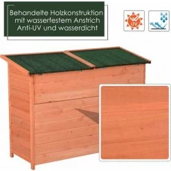 Outsunny® Gartenhaus Mit Fachböden Geräteschuppen Gerätehaus Asphaltdach Massivholz 9 Outsunny® Gartenhaus Mit Fachböden Geräteschuppen Gerätehaus Asphaltdach Massivholz -Aufbewahrung im Garten Verkäufe 2022 17396749 5