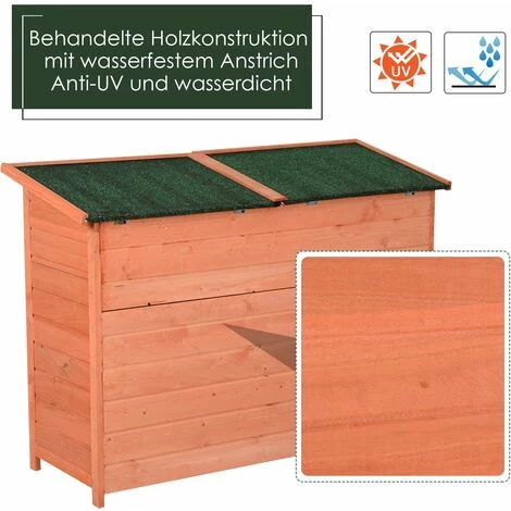 Outsunny® Gartenhaus Mit Fachböden Geräteschuppen Gerätehaus Asphaltdach Massivholz 5 Outsunny® Gartenhaus Mit Fachböden Geräteschuppen Gerätehaus Asphaltdach Massivholz – Bild 5