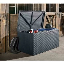 ShelterLogic Stahl Kissen Aufbewahrungsbox 509 Liter Grau 132x70x67 Cm -Aufbewahrung im Garten Verkäufe 2022 17994306 5