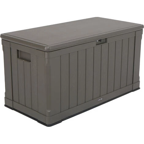 Lifetime Kunststoff Kissen Aufbewahrungsbox 440 Liter Braun 64x128x67 Cm 4 Lifetime Kunststoff Kissen Aufbewahrungsbox 440 Liter Braun 64x128x67 Cm – Bild 4