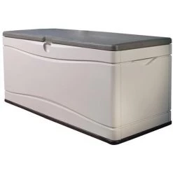 Lifetime Kunststoff Kissen Aufbewahrungsbox 495 Liter Grau 61x152x67 Cm