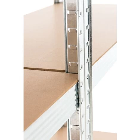 CLP 2er Set Steckregal G 90x40x180-silber 4 CLP 2er Set Steckregal G 90x40x180-silber – Bild 4