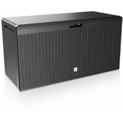 Casaria Auflagenbox Rato Plus Wasserdicht Rollen 100 Kg Smart Click System Outdoor Gartenbox Aufbewahrungsbox Kissenbox Rato PLUS Anthrazit