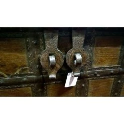 BISCOTTINI Alte Schatzkiste Aus Holz Und Eisen L108xPR65xH82 Cm -Aufbewahrung im Garten Verkäufe 2022 18712476 3