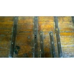 BISCOTTINI Alte Schatzkiste Aus Holz Und Eisen L108xPR65xH82 Cm -Aufbewahrung im Garten Verkäufe 2022 18712476 5