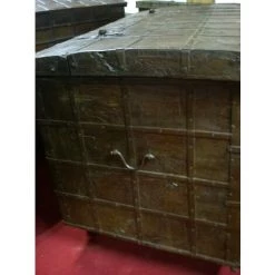 BISCOTTINI Alte Schatzkiste Aus Holz Und Eisen L124xPR77xH100 Cm -Aufbewahrung im Garten Verkäufe 2022 18712508 5