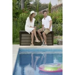 KETER Tepro Auflagenbox Brushwood 455 L Sitzfunktion Abschließbar Gartenbox -Aufbewahrung im Garten Verkäufe 2022 20717248 4