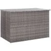 ASUPERMALL Gartenbox Grau 150×100×100 Cm Poly Rattan