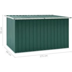 Gartenbox Grün 171 X 99 X 93 Cm VidaXL -Aufbewahrung im Garten Verkäufe 2022 21417509 3
