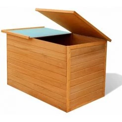 Hommoo Garten-Aufbewahrungsbox 126x72x72 Cm Holz VD27204 -Aufbewahrung im Garten Verkäufe 2022 23044299 4