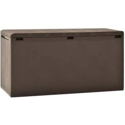 ASUPERMALL Gartenbox Braun 114X47X60 Cm