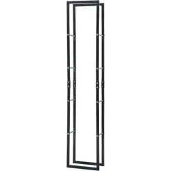 Hommoo Brennholzregal Schwarz 40x25x200 Cm Stahl VD25977 -Aufbewahrung im Garten Verkäufe 2022 23457373 3