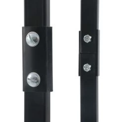 Hommoo Brennholzregal Schwarz 40x25x200 Cm Stahl VD25977 -Aufbewahrung im Garten Verkäufe 2022 23457373 5