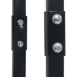 Hommoo Brennholzregal Schwarz 60x25x200 Cm Stahl VD25978 -Aufbewahrung im Garten Verkäufe 2022 23457394 5