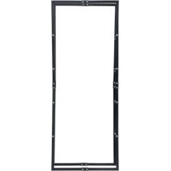 Hommoo Brennholzregal Schwarz 80x25x200 Cm Stahl VD25979 -Aufbewahrung im Garten Verkäufe 2022 23457414 4