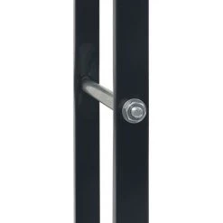 Hommoo Brennholzregal Schwarz 80x25x100 Cm Stahl VD25981 -Aufbewahrung im Garten Verkäufe 2022 23457462 5