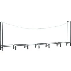 Hommoo Brennholzregal Anthrazit 360x35x120 Cm Stahl VD25986 -Aufbewahrung im Garten Verkäufe 2022 23457506 3