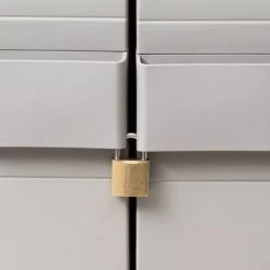 ASUPERMALL Gartenschrank Mit 3 Regalboden Schwarz Und Grau -Aufbewahrung im Garten Verkäufe 2022 23553283 3