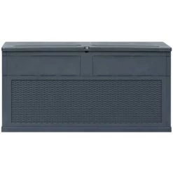 YOUTHUP Garten-Aufbewahrungsbox 320 L Anthrazit -Aufbewahrung im Garten Verkäufe 2022 23857225 3