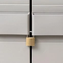 YOUTHUP Gartenschrank Mit 3 Regalböden Schwarz Und Grau -Aufbewahrung im Garten Verkäufe 2022 23972481 4