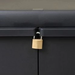 YOUTHUP Gartenschrank Mit 1 Regal Schwarz -Aufbewahrung im Garten Verkäufe 2022 23972486 4