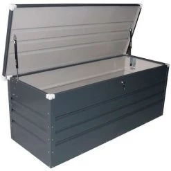 Metalltruhe Gardiun Arcana III 582 L. 69x165x62 Cm Anthrazit