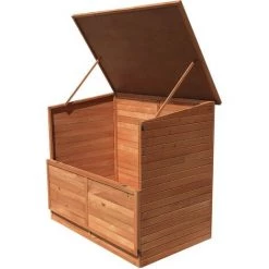 Erhöhte Hütte Pool-Reiniger / Mehrzweck Schrank Gardiun Pool 137x91x120 Cm Aus Holz