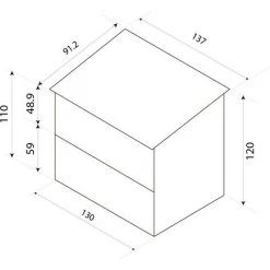 Erhöhte Hütte Pool-Reiniger / Mehrzweck Schrank Gardiun Pool 137x91x120 Cm Aus Holz -Aufbewahrung im Garten Verkäufe 2022 25508460 4