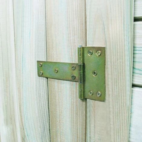 Topdeal Garten-Lagerschuppen Kiefernholz Imprägniert 100 X 100 X 210 Cm 27679 3 Topdeal Garten-Lagerschuppen Kiefernholz Imprägniert 100 X 100 X 210 Cm 27679 – Bild 3