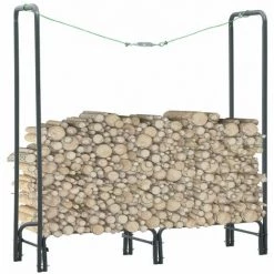 Topdeal Brennholzregal Anthrazit 120x35x120 Cm Stahl 25984
