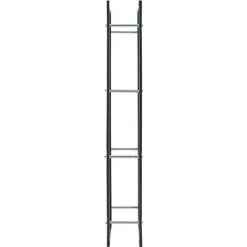 Topdeal Brennholzregal Schwarz 50 X 20 X 150 Cm Stahl 25003 -Aufbewahrung im Garten Verkäufe 2022 27036167 3