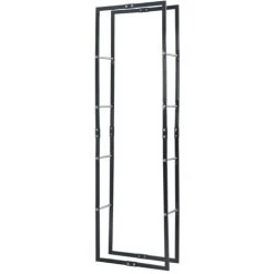 Topdeal Brennholzregal Schwarz 60x25x200 Cm Stahl 25978 -Aufbewahrung im Garten Verkäufe 2022 27036259 3