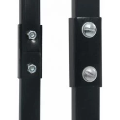 Topdeal Brennholzregal Schwarz 60x25x200 Cm Stahl 25978 -Aufbewahrung im Garten Verkäufe 2022 27036259 5