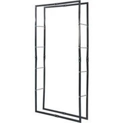 Topdeal Brennholzregal Schwarz 100x25x200 Cm Stahl 25980 -Aufbewahrung im Garten Verkäufe 2022 27036268 3