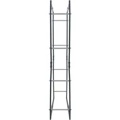 Topdeal Brennholzregal Schwarz 80x25x150 Cm Stahl 25983 -Aufbewahrung im Garten Verkäufe 2022 27036282 4