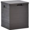 Topdeal Garten-Aufbewahrungsbox 90 L Braun 29810
