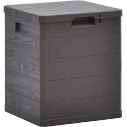 Topdeal Garten-Aufbewahrungsbox 90 L Braun 29810