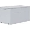 Topdeal Garten-Aufbewahrungsbox 420 L Hellgrau 29816
