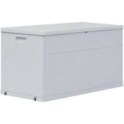 Topdeal Garten-Aufbewahrungsbox 420 L Hellgrau 29816
