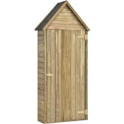 Topdeal Garten-Geräteschuppen Mit Tür 77x37x178 Cm Kiefer Imprägniert 29994