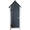 Gartenschrank Gardiun Kylie Gray 54x77x179 Cm Aus Holz